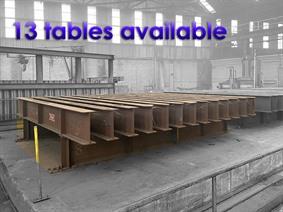 Welding table 5 x 5 meter, Монтажные плиты и сварочные столы