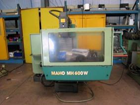 Maho MH 600W CNC X:600 - Y:400 - Z:400 mm, Frezarki łożowe z ruchomym stołem i CNC