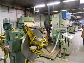 Dimeco decoil./ straight LVD punchpress + rollforming, Coil handling